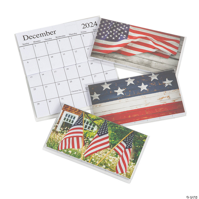 2024 2025 Americana Pocket Calendars 12 Pc. Discontinued