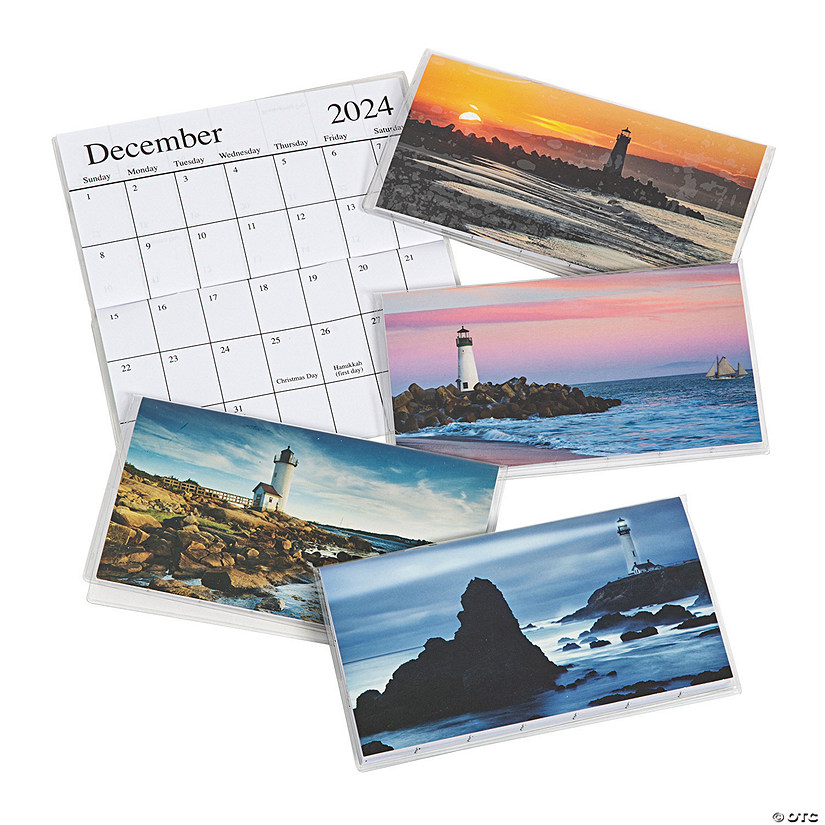 2024 2025 Lighthouse Pocket Calendars 12 Pc.
