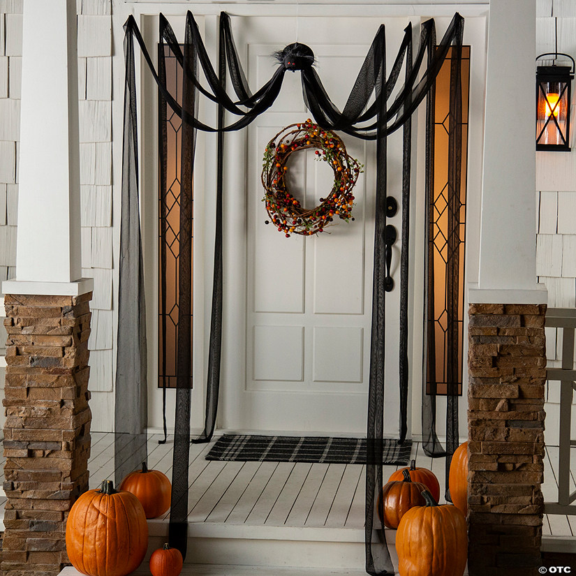 21 ft. Halloween Flowing Polyester Spider Hanging Decoration Image