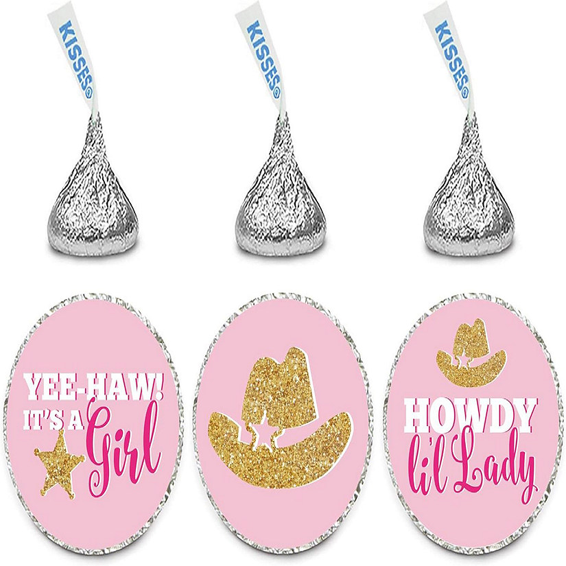 216 Chocolate Drop Labels Hello Lil Lady Image