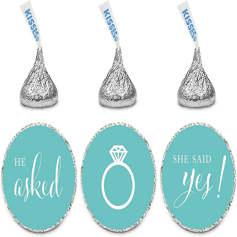 216 D. Blue She Said Yes Chocolate Label Image