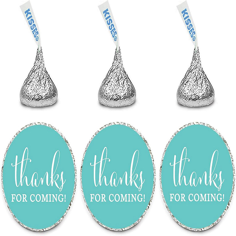 216 Diamond Blue Thanks Chocolate Labels Image
