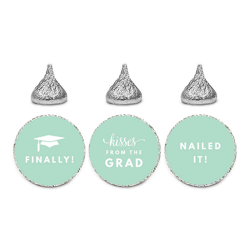 216 Graduation Mint Chocolate Drop Label Image
