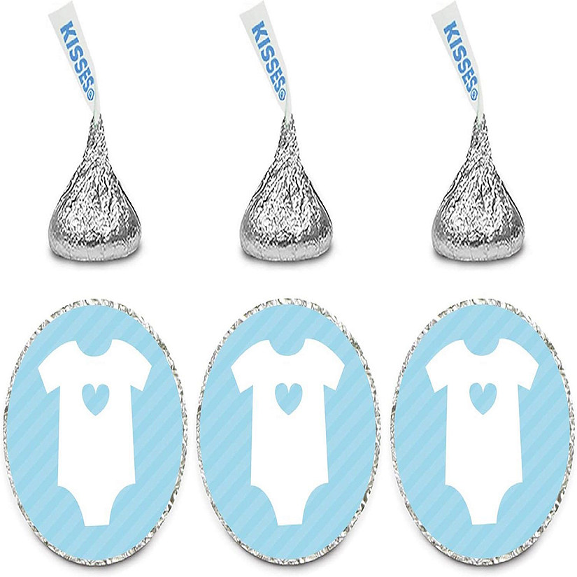 216PK Boy Onesie Chocolate Drop Labels Image