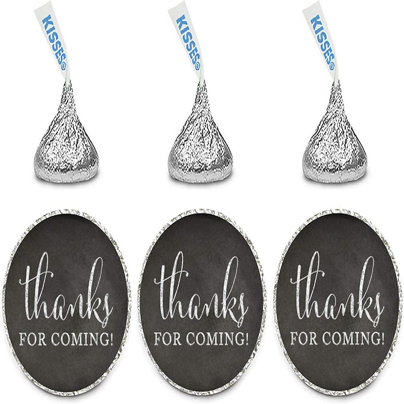 216PK Chalkboard Thanks for Coming Label Image