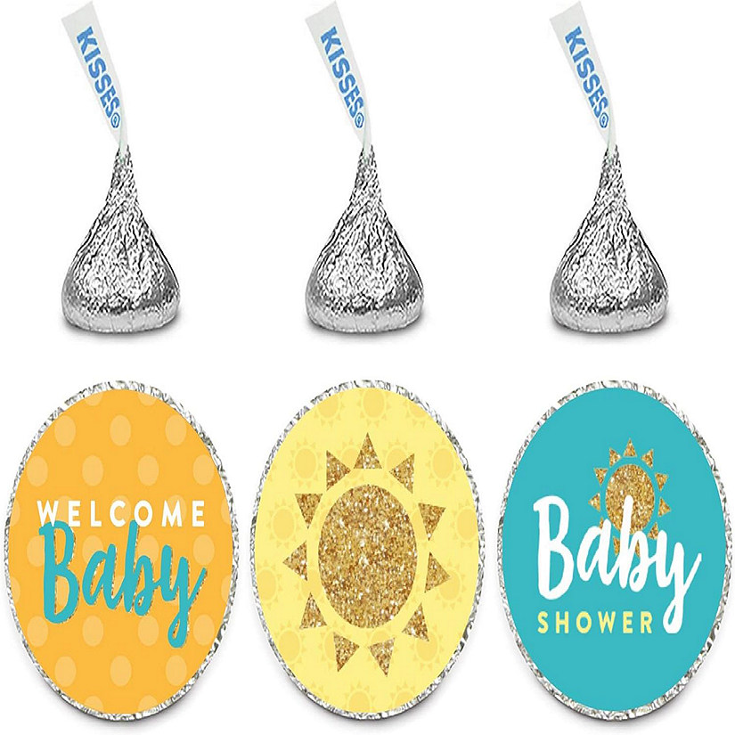 216PK Chocolate Labels, Oh Baby Spring Image