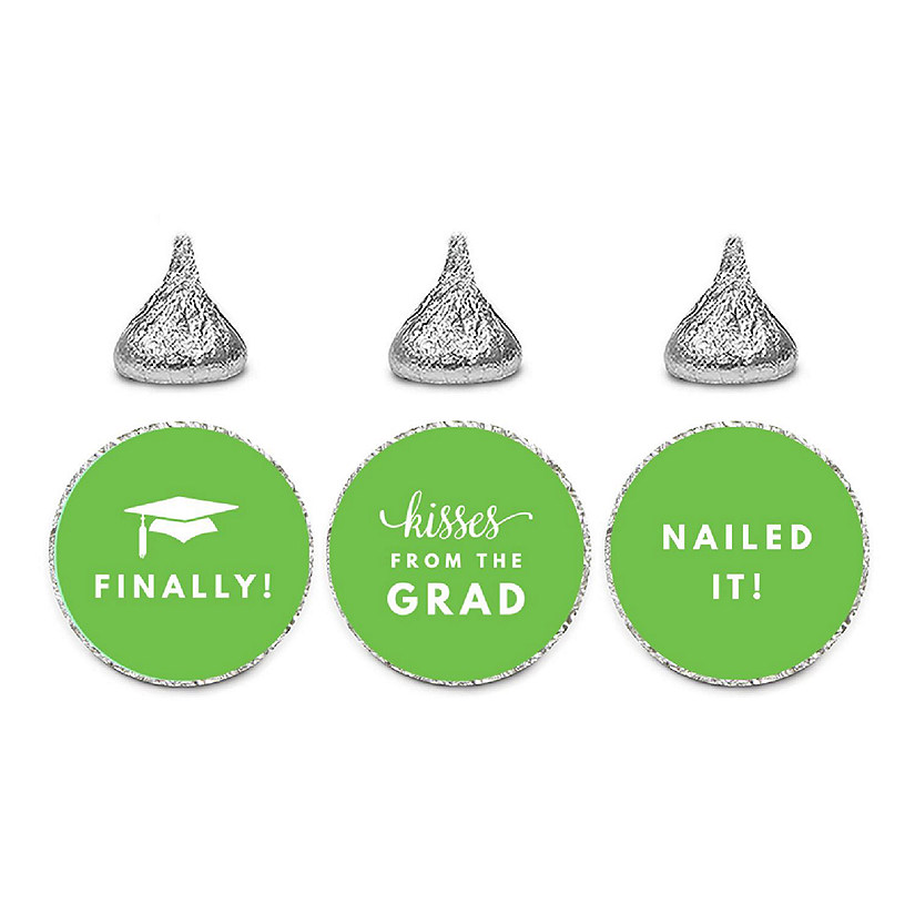 216PK Graduation Kiwi Chocolate Labels Image