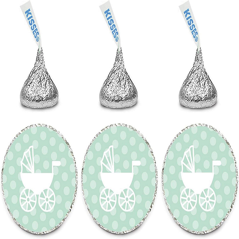 216PK Neutral Carriage Chocolate Labels Image