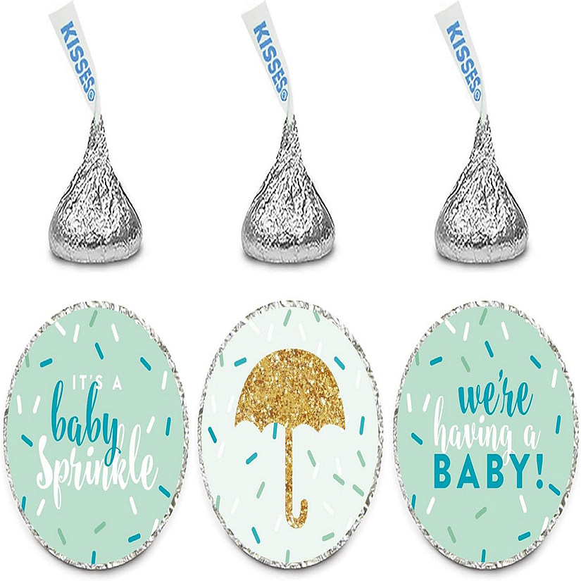 216PK Sprinkle Mint Chocolate Labels Image