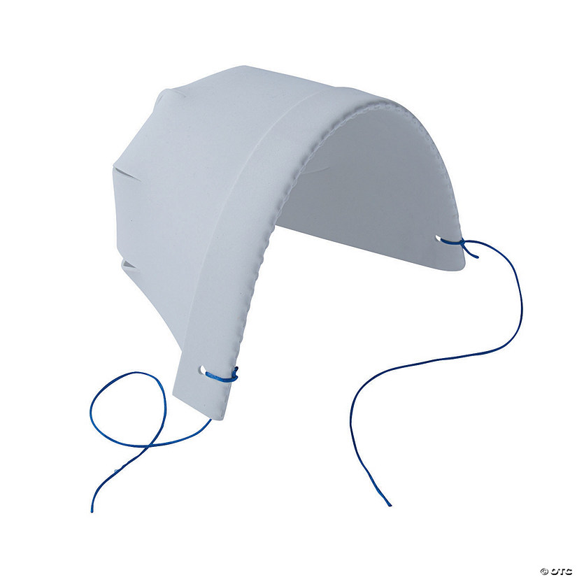 22" circ. White Pilgrim Bonnet Craft Kit &amp;#8211; Makes 12 Image