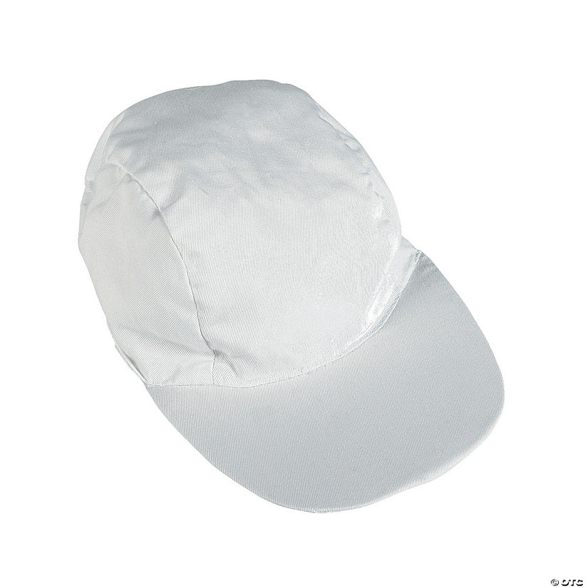 22" DIY Classic White Cotton Baseball Caps - 12 Pc. Image