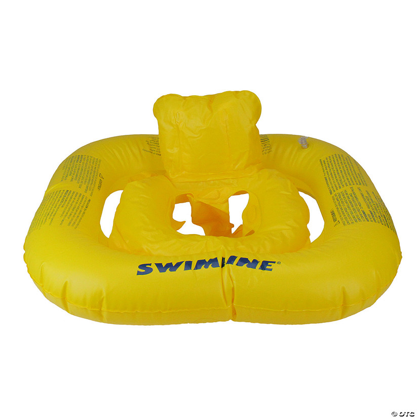 22" Inflatable Yellow Buoy Baby Swimming Pool Float Image