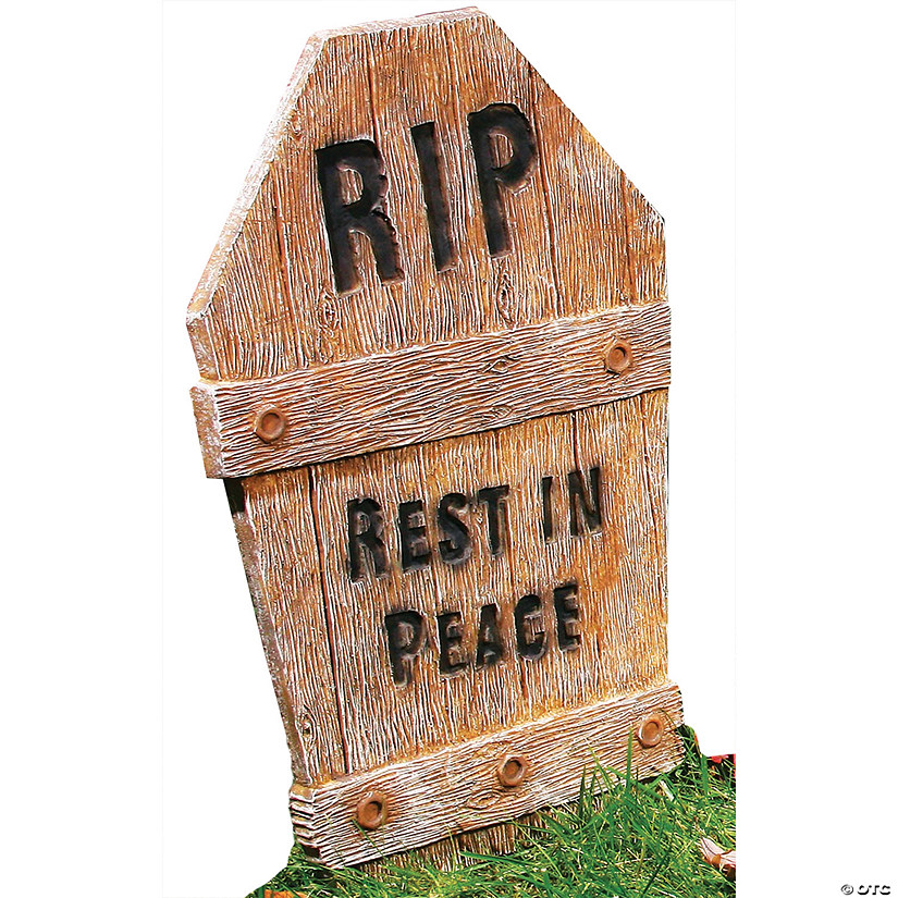 22" RIP Tombstone Decoration Image