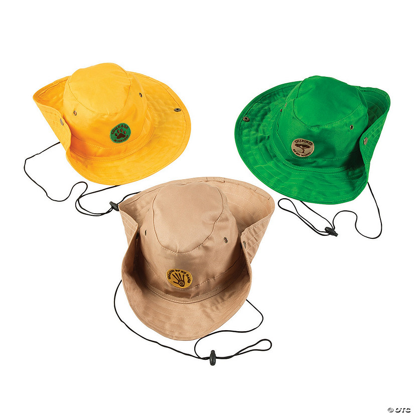 23" Circ. African Safari Colorful VBS Outback Hats - 12 Pcs. Image