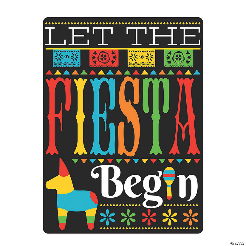 23" Fiesta Sign Cardboard Cutout Stand-Up Image