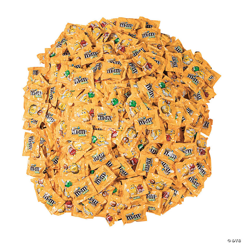 23 lbs. Mega Bulk 552 Pc. M&M&#8217;s<sup>&#174;</sup> Peanut Fun Size Candy Packs Image