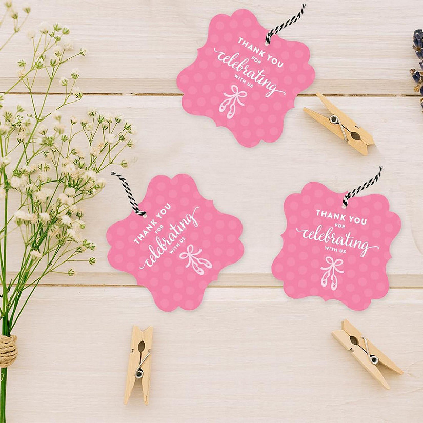 24 Ballet Birthday Fancy Frame Gift Tags Image