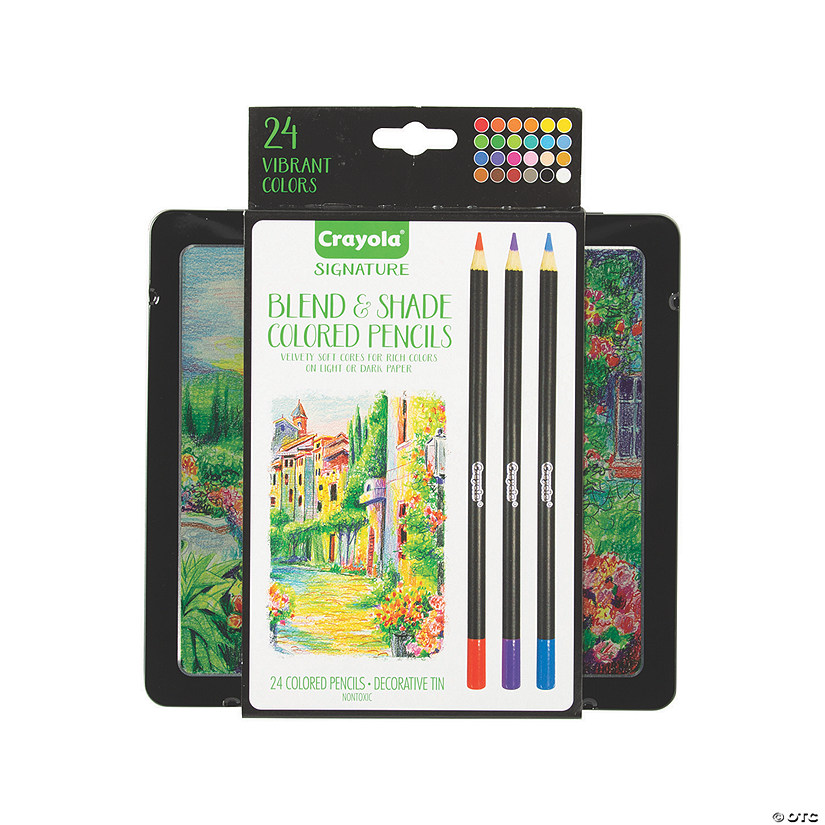24-Color Crayola&#174; Signature&#8482; Blend & Shade Colored Pencils Image