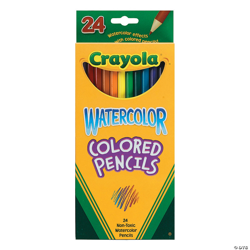 24-Color Crayola&#174; Watercolor Colored Pencils Image
