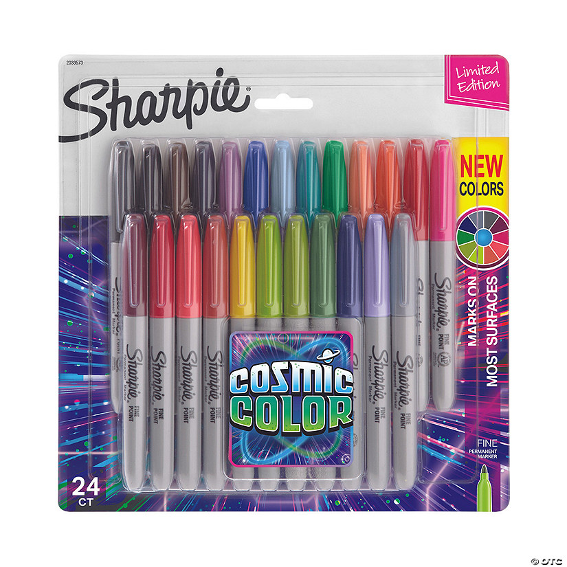 24-Color Sharpie® 80s Glam Marker Pack | Oriental Trading