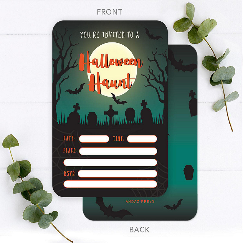 24 Halloween Invitations Haunt Image