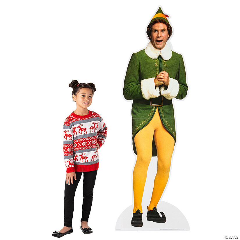 24" x 6 Ft. Happy Buddy the Elf&#8482; Life-Size Cardboard Cutout Stand-Up Image