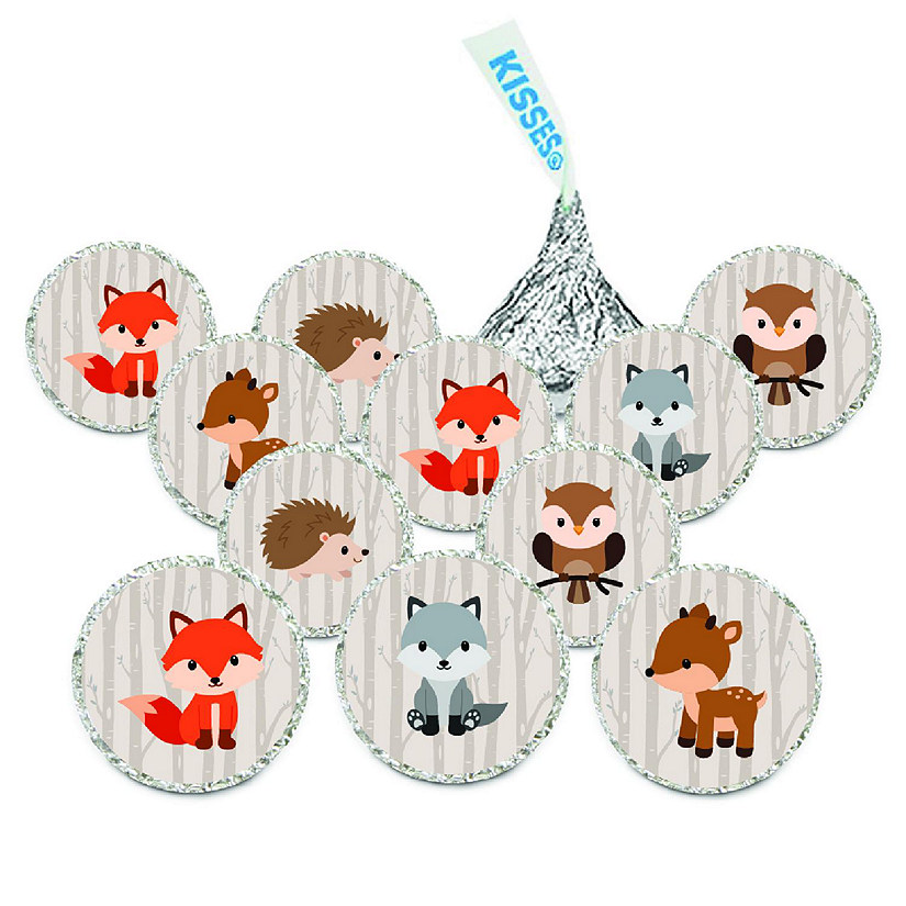240Pc Tan Wood, Fox, Deer, Owl, Hedgehog Image