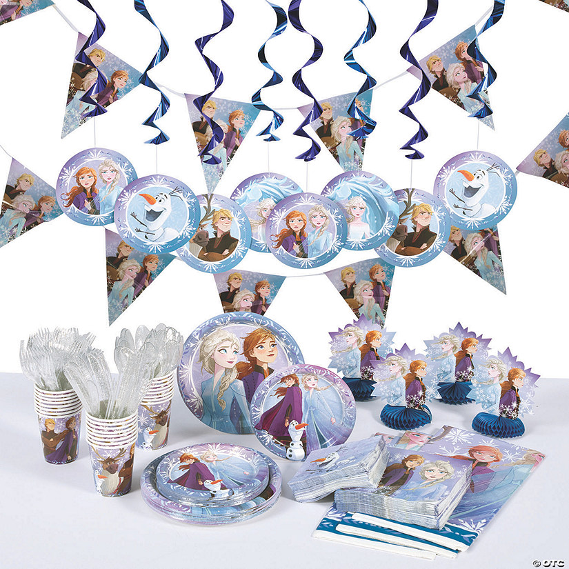 249 Pc. Disney&#8217;s Frozen II Tableware Kit for 24 Guests Image