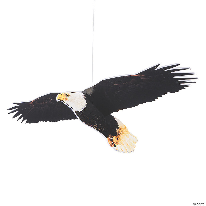 25" 3D Eagle Hanging Decorations - 6 Pc. Image