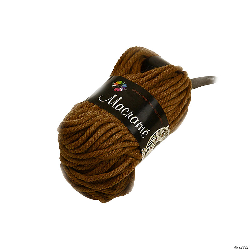 25 Yd. Touch of Nature<sup>&#174;</sup> Macram&#233; 3 Ply Sand Cotton Cording - 3mm Image