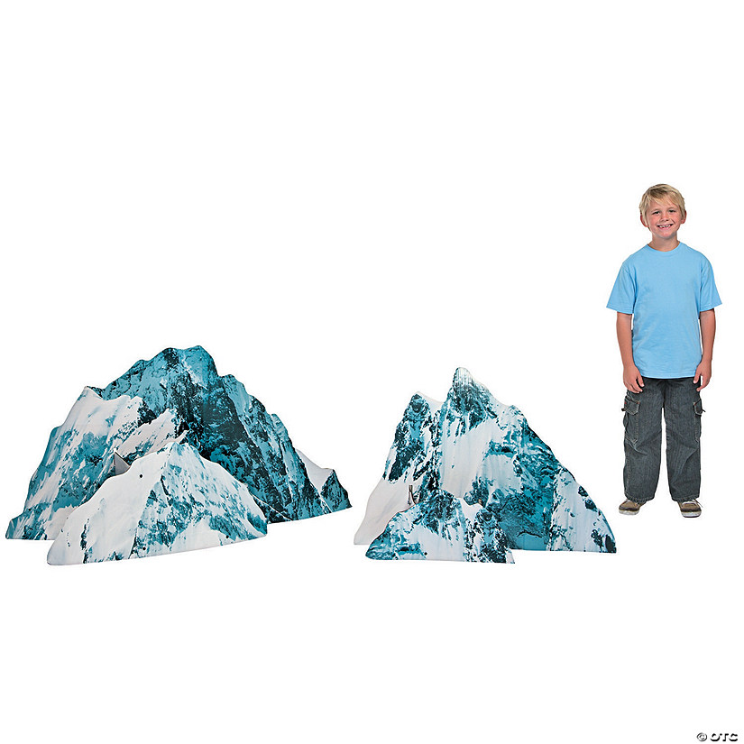 26" - 29" Snow-Capped Rocks Cardboard Cutout Stand-Ups Image