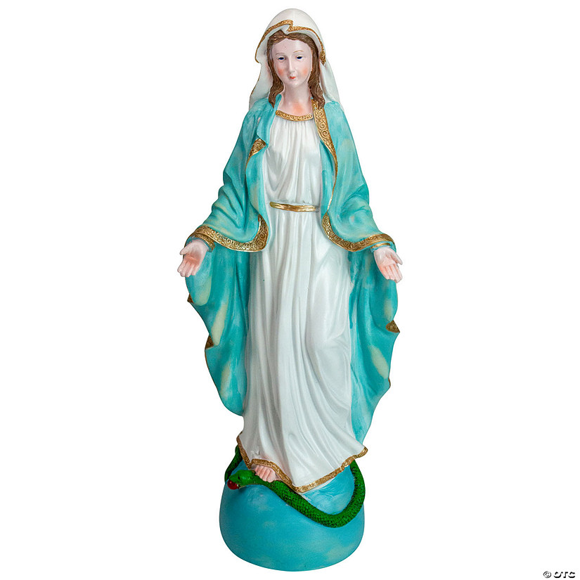 26" Virgin Mary Religious Outdoor Statue Image