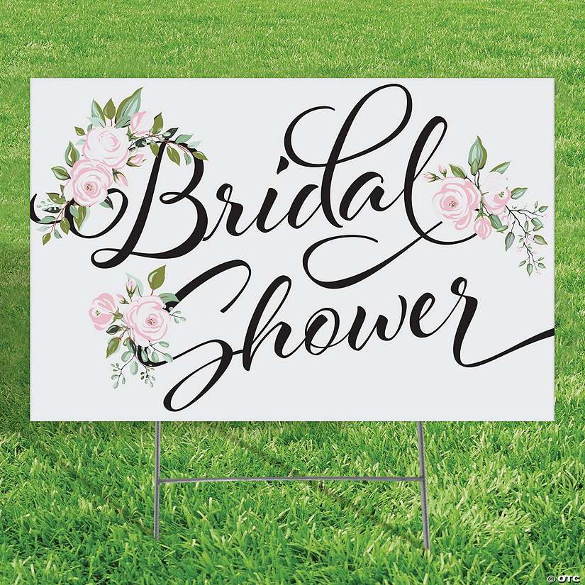26" x 17" Bridal Shower Yard Sign Image