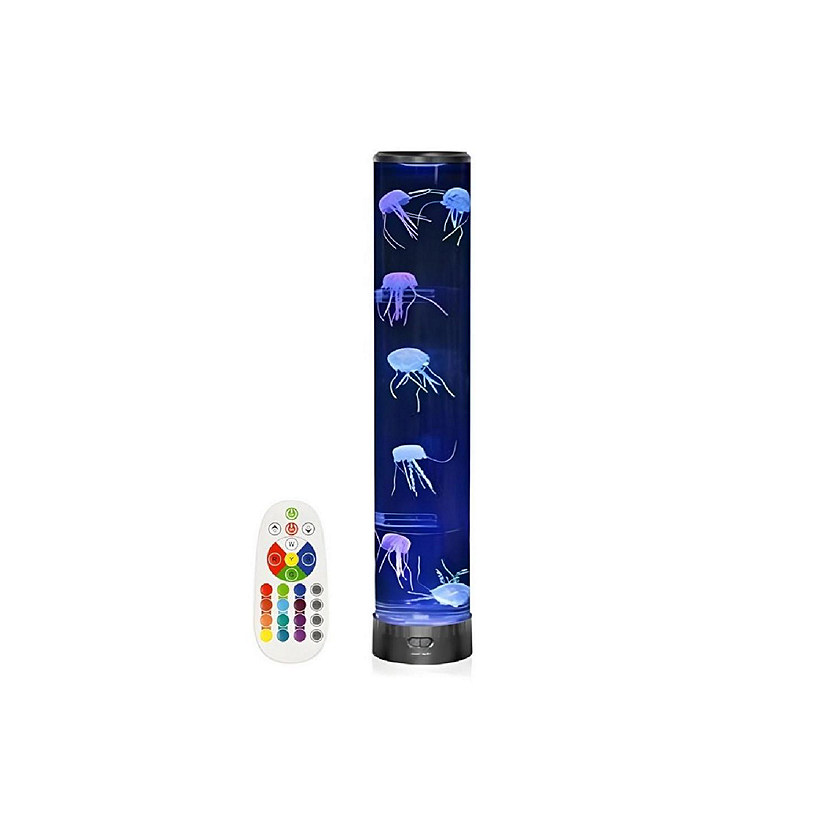 27" Jellyfish Lamp with Remote - Extra Wide Image