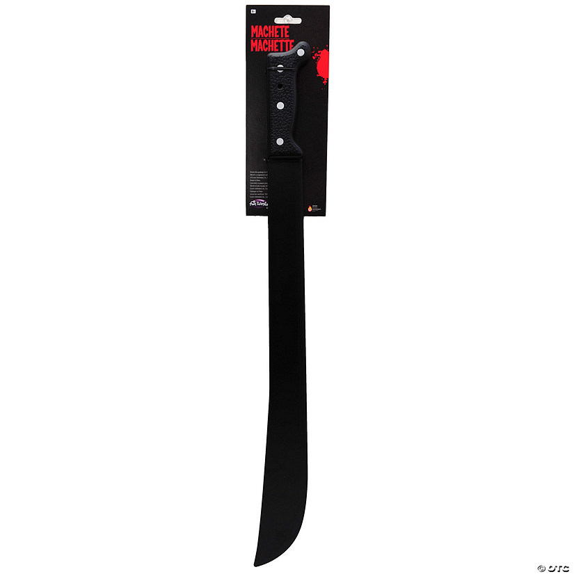 27" Machete with Black Blade Image
