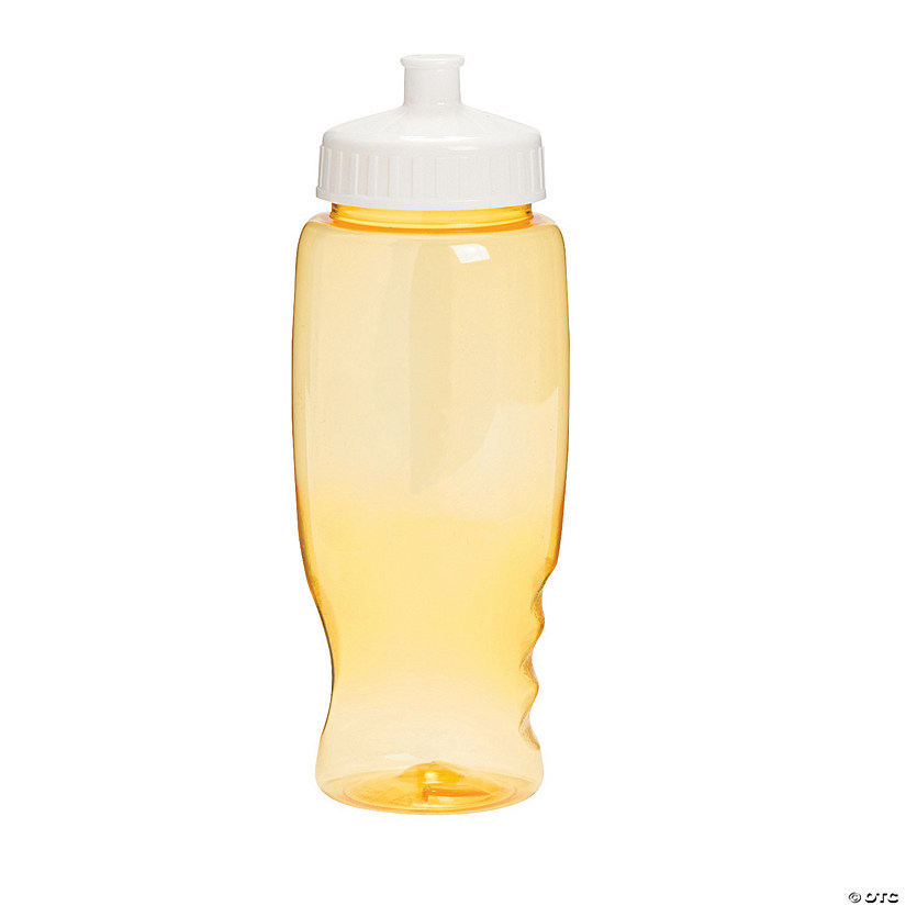 27 oz. Bulk 50 Ct. Yellow Plastic Water Bottles Image