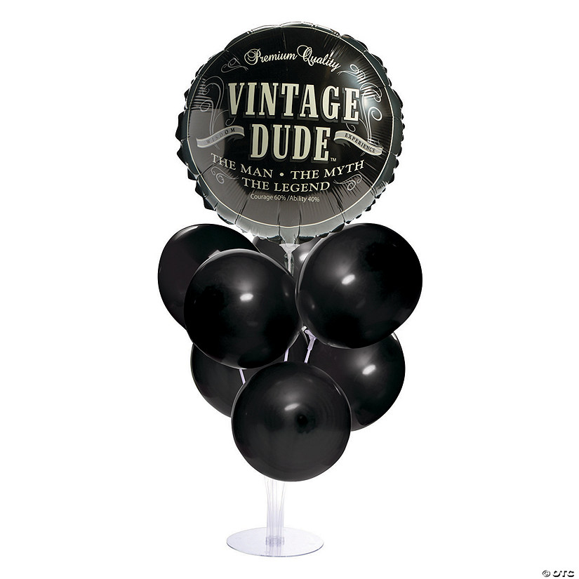 27" Vintage Dude Balloon Centerpieces - 28 Pc. Image
