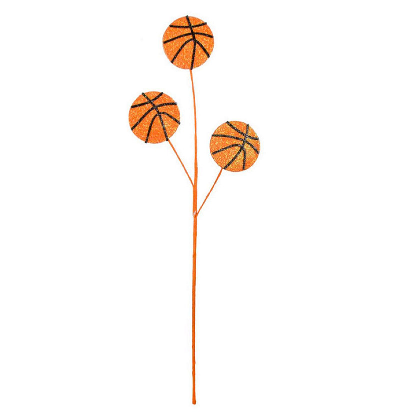 29" Glitter Basketball Spray Image