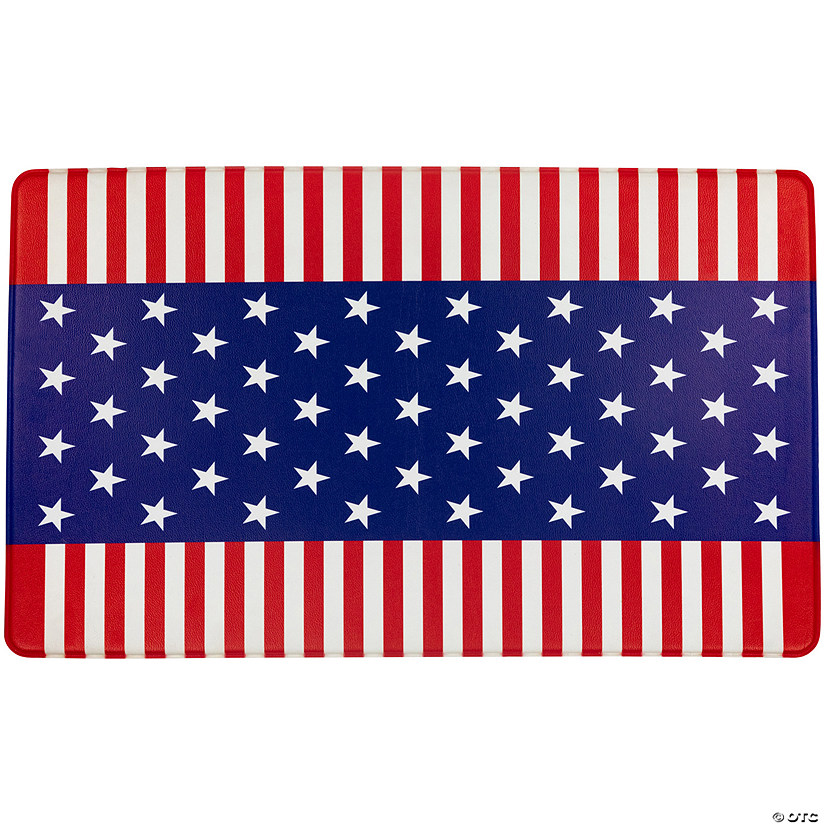 29" Stars and Stripes Americana Kitchen Comfort Mat Image