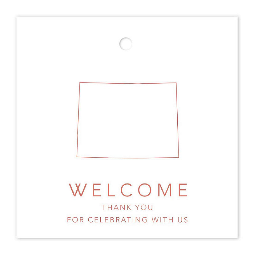 2in Rose Gold OOT Welcome Colorado Image