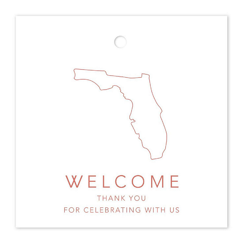 2in Rose Gold OOT Welcome Florida Image