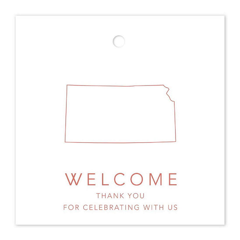 2in Rose Gold OOT Welcome Kansas Image