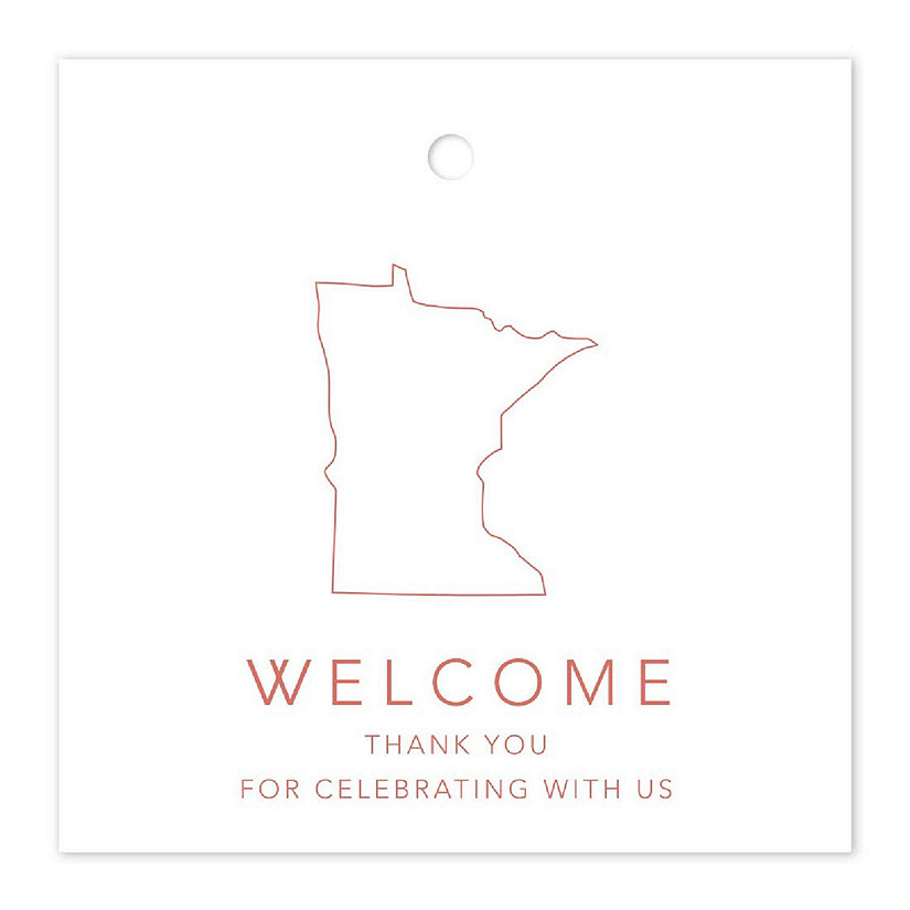 2in Rose Gold OOT Welcome Minnesota Image