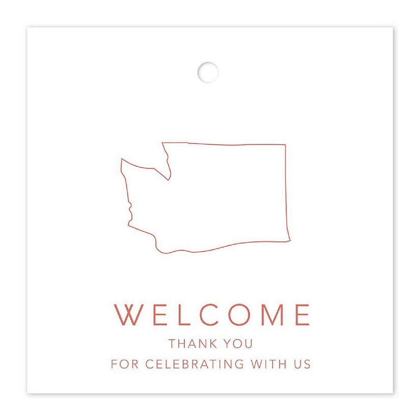 2in Rose Gold OOT Welcome Washington Image
