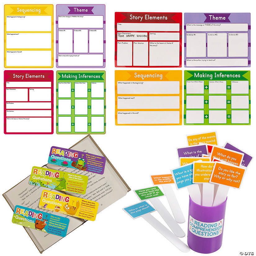 2nd to 5th Grade Reading Comprehension Educational Resource Kit &amp;#8211; 97 Pc. Image