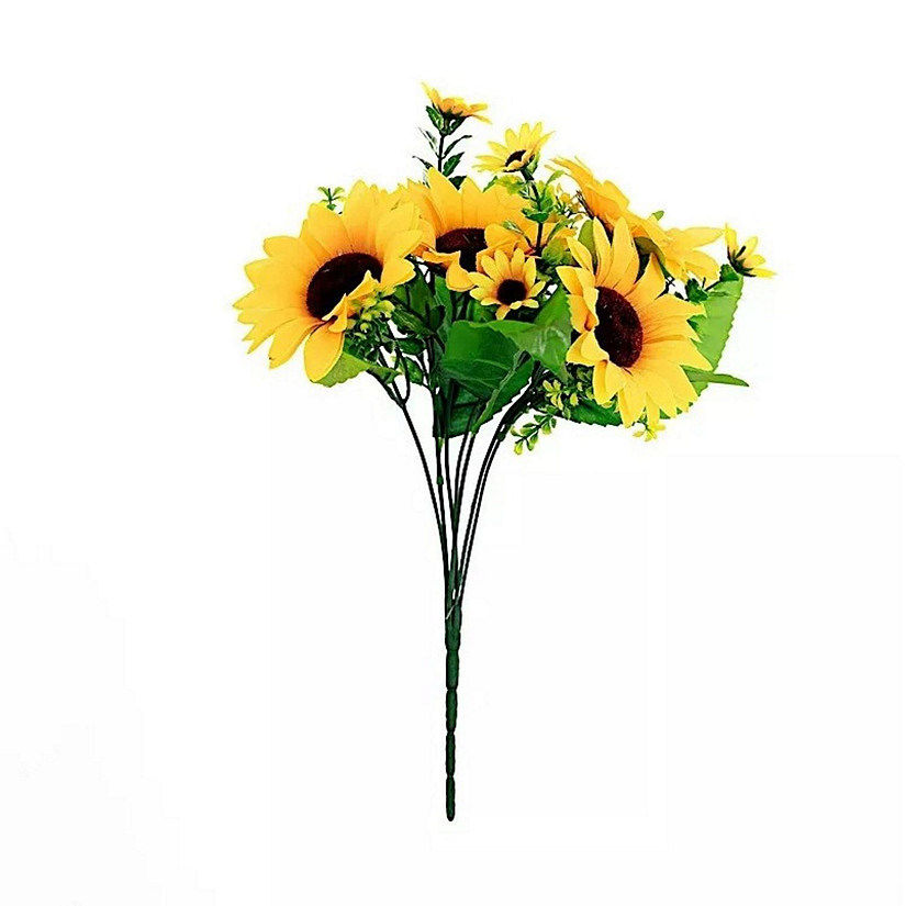2Pcs 13-Inch Artificial Silk Sunflower Bouquets Image