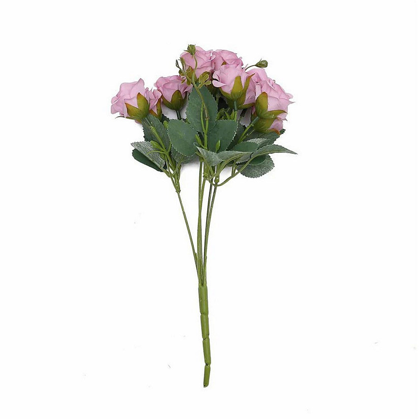2Pcs Bouquets Artificial Open Roses Floral Bushes Image