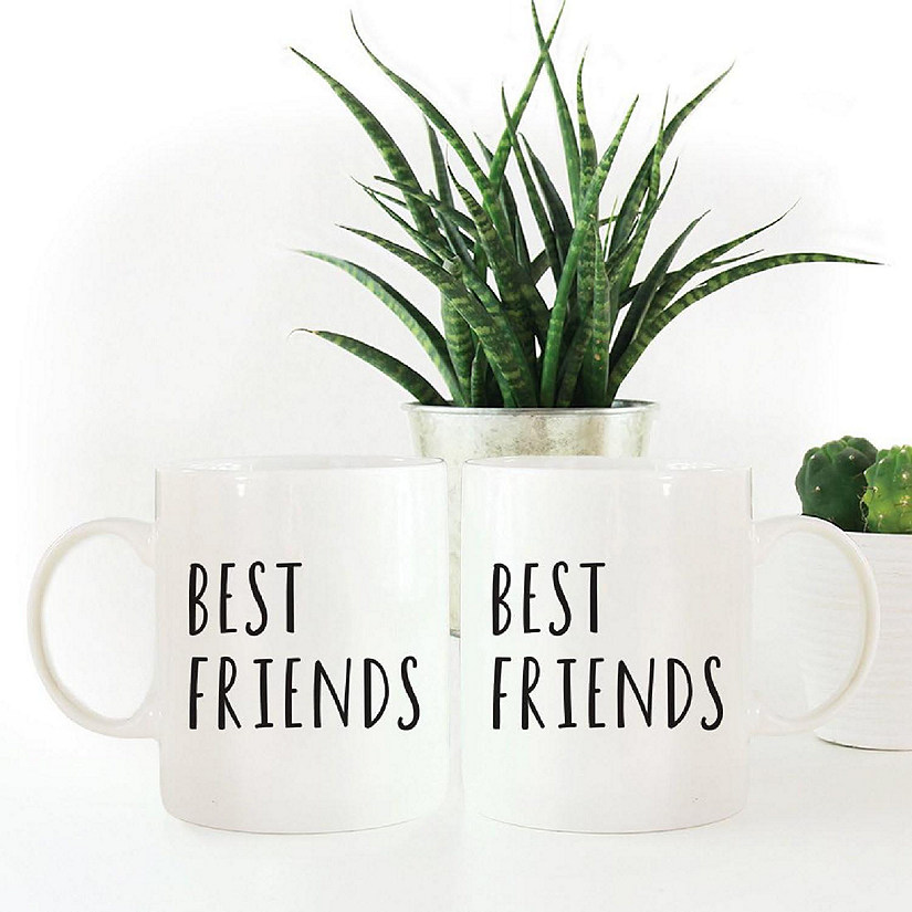 2PK Best Friends Ceramic Coffee Mug Set Image