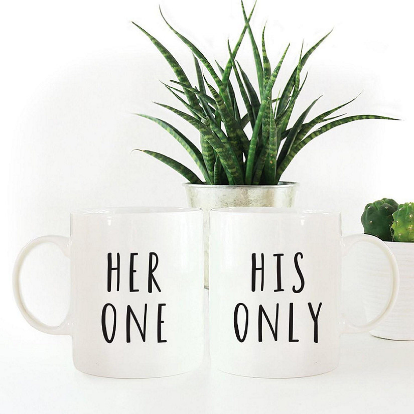 2PK Her One &amp; His Only Coffee Mug Set Image