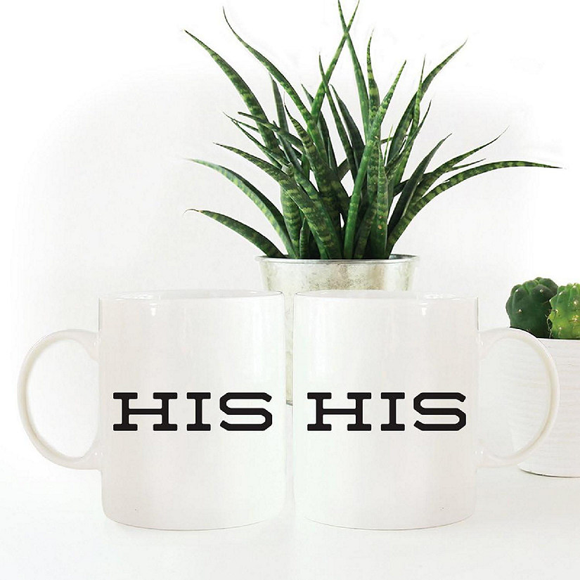 2PK His &amp; His Ceramic Coffee Mug Set Image